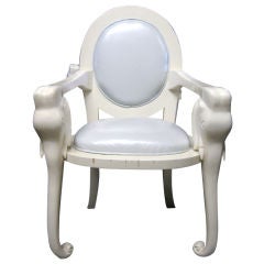 Exceptional Large Elephant  Tusk Armchair 6 available