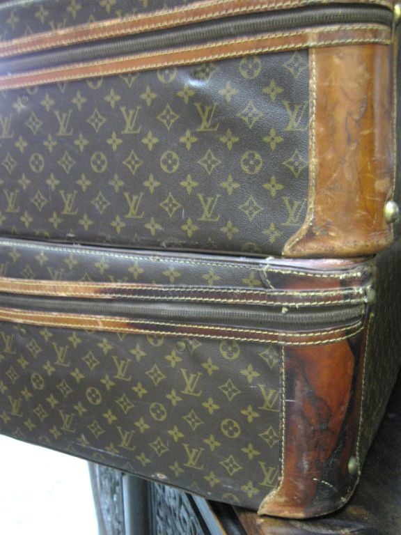 Set of 4 vintage Lousi Vuitton Suitcases / luggage 2