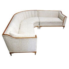 Spectacular Mid Century Sectional Sofa, 3 pieces