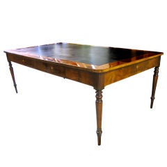 Used Exceptionally Large English Partners Desk, An Attorney's Dream