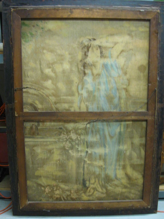 Large 19thC Painting of Rebecca At the Well 5