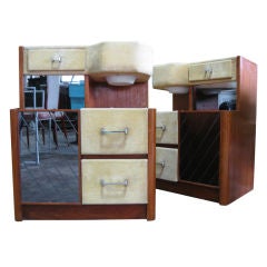 Spectacular Opposing Pair of Yacht / Nautical side tables