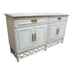 Bamboo Sideboard / Cabinet with Ming Infulenced Lines