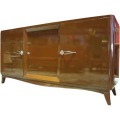 40
s French Sideboard: Rich Chocolate Lacquer