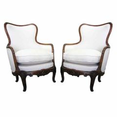 French 19thC Bergere, LXV inspired