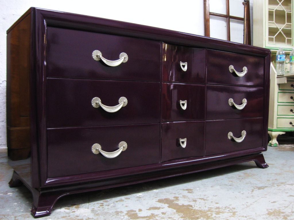 1940's Lacquered Cabinet / Commode