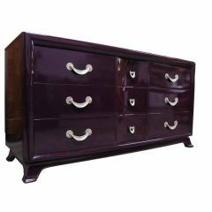 Vintage 1940's Lacquered Cabinet / Commode