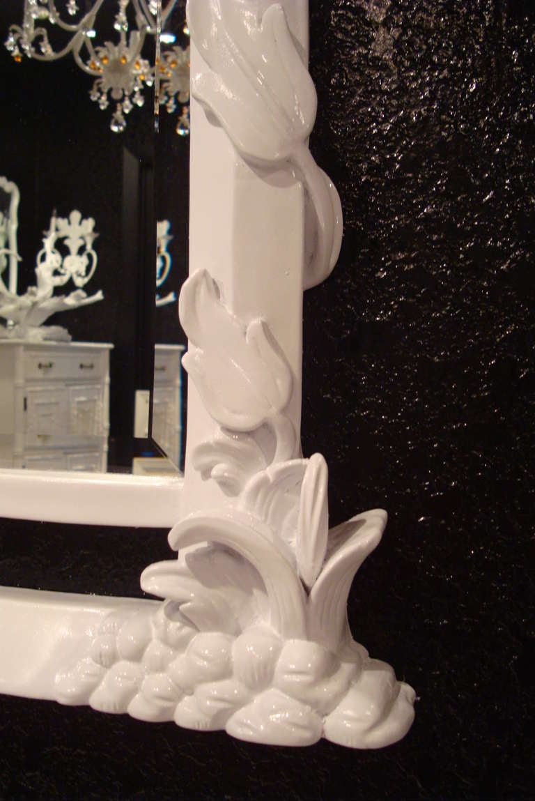 American Lacquered Pagoda Mirror