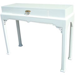 Lacquered Fretwork Vintage Console