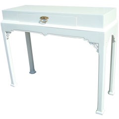 Lacquered Fretwork Vintage Console