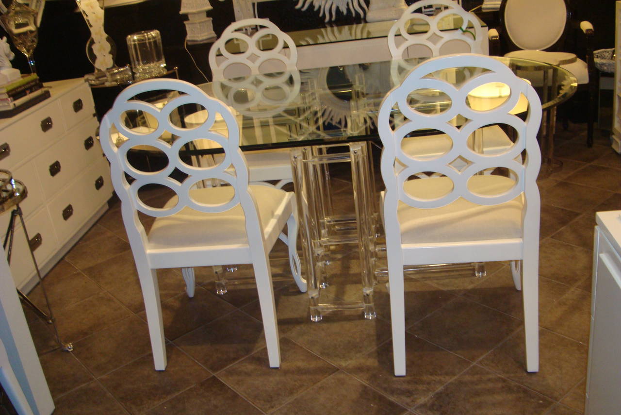 Vintage Acrylic Dining Table 1