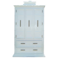 Vintage Fretwork Pagoda Cabinet