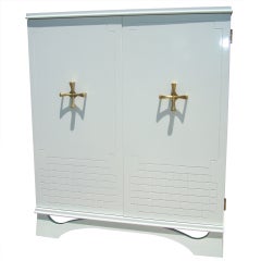 Lacquered Mid Century Bar