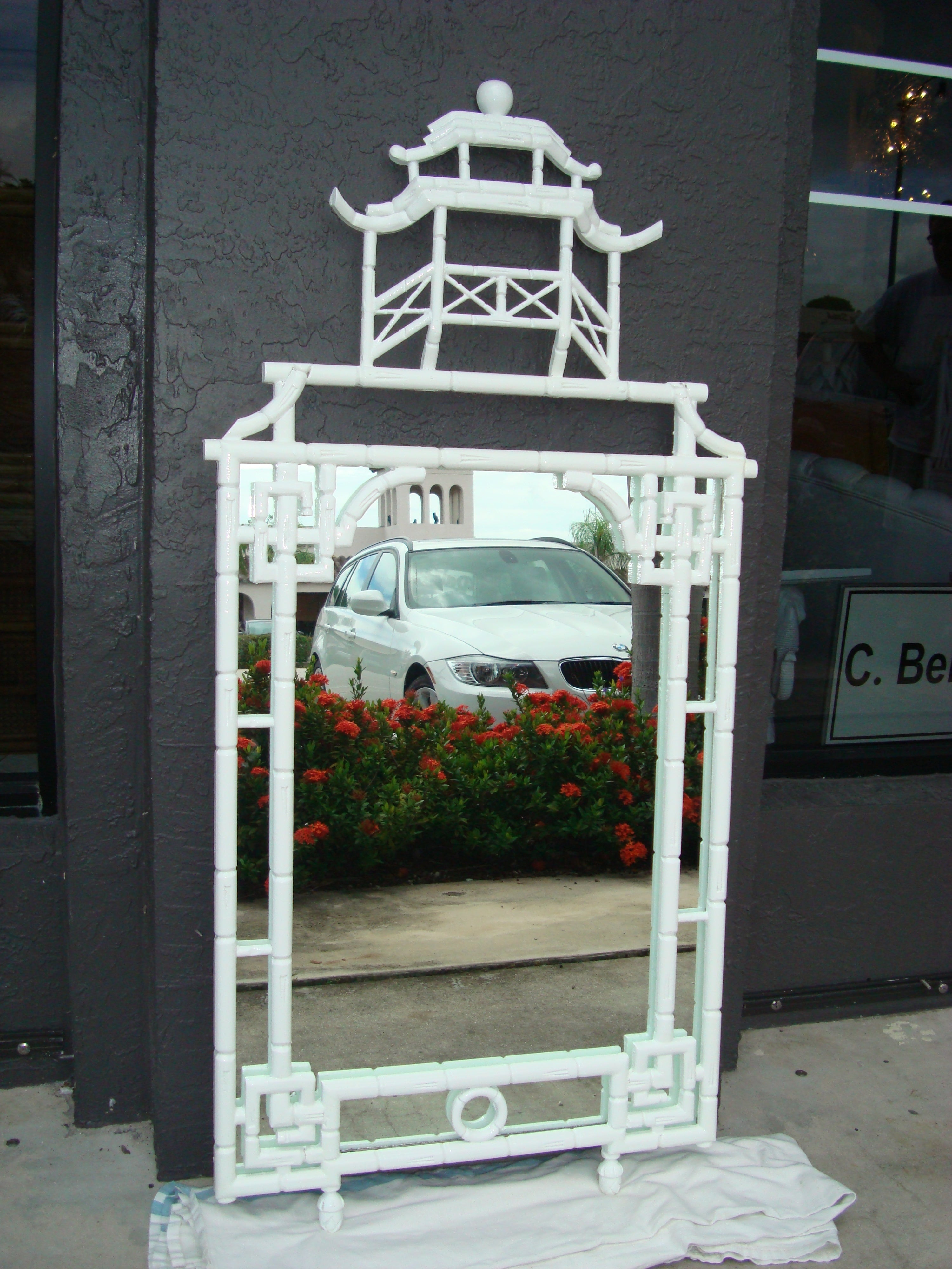 Vintage Pagoda Mirror