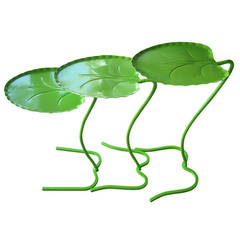 Lacquered Salterini Lily Pad Tables