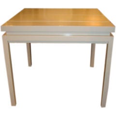 Restored Lacquered Backgammon Table