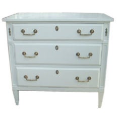 Handsome Restored  White Dresser
