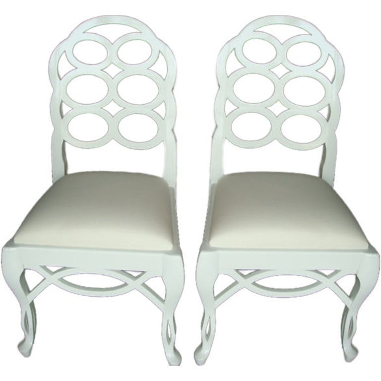 Frances Elkins Style Loop Chair For Sale at 1stDibs
