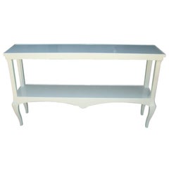 Restored Two Tier Console Table
