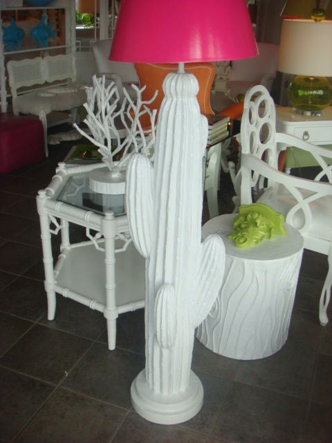 Lacquered Cool Cactus Floor Lamp