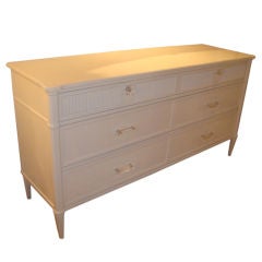 Handsome Mid Century Dresser with Lucite Pulls