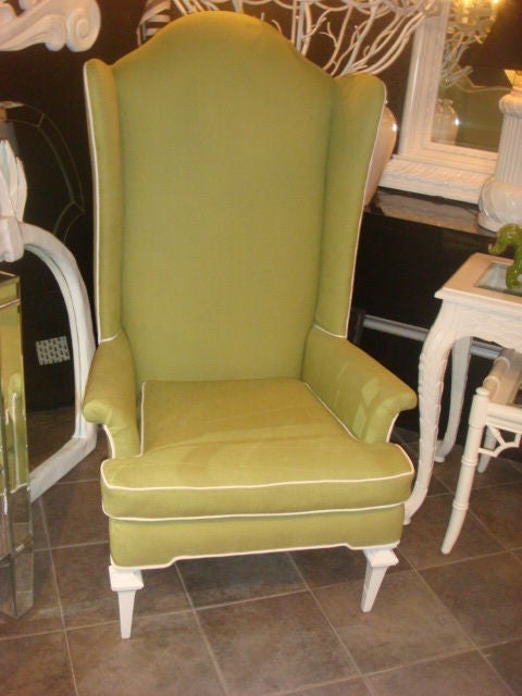 Restored Super  Scale Regency Wing Chair