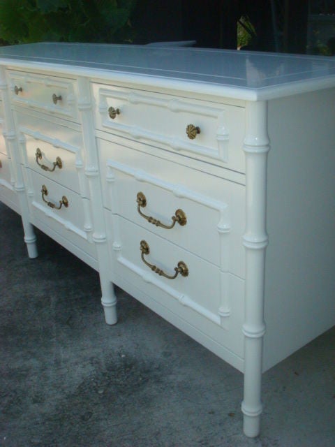 lacquered bamboo dresser