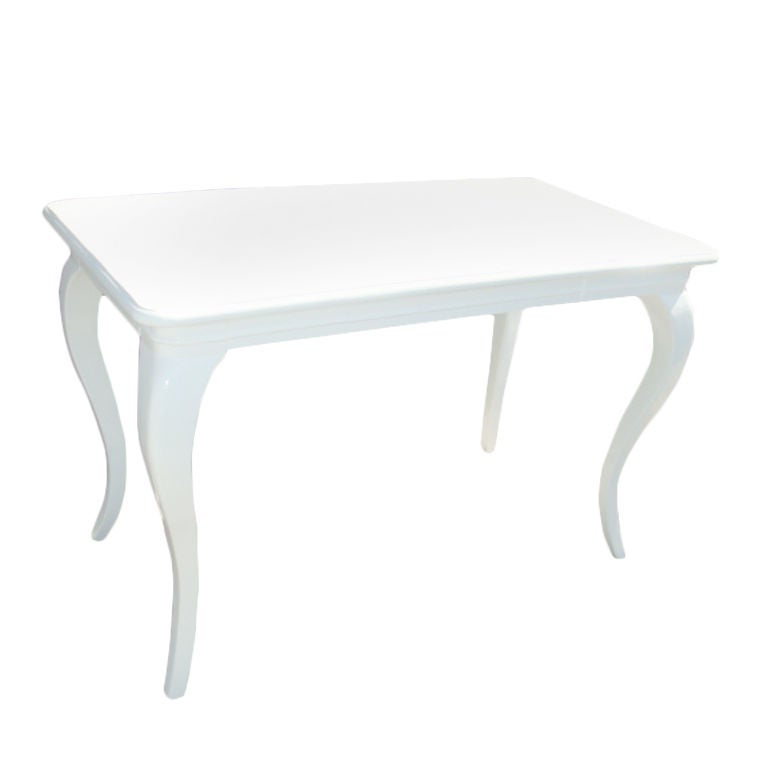 Newly Lacquered Vintage Cabriole Leg Desk at 1stdibs