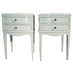 Pair of Regency Lacquered Side Tables