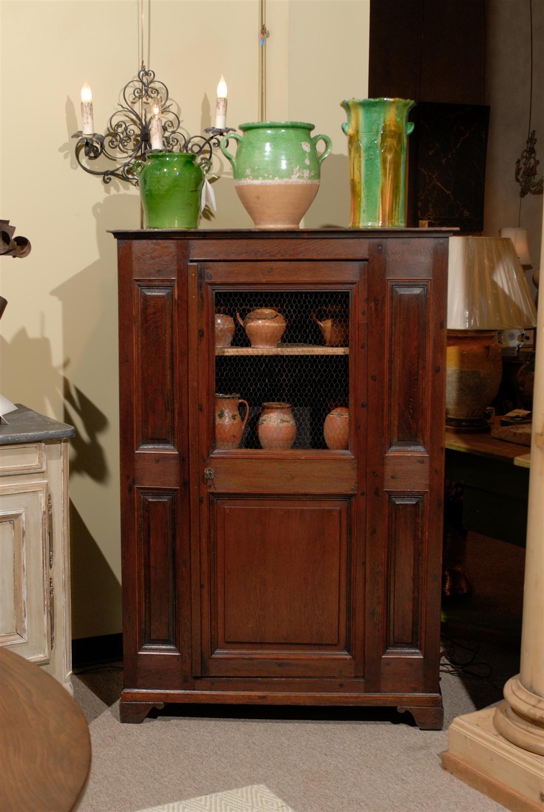 19th Century French Folk Art Cabinet In Good Condition In Atlanta, GA