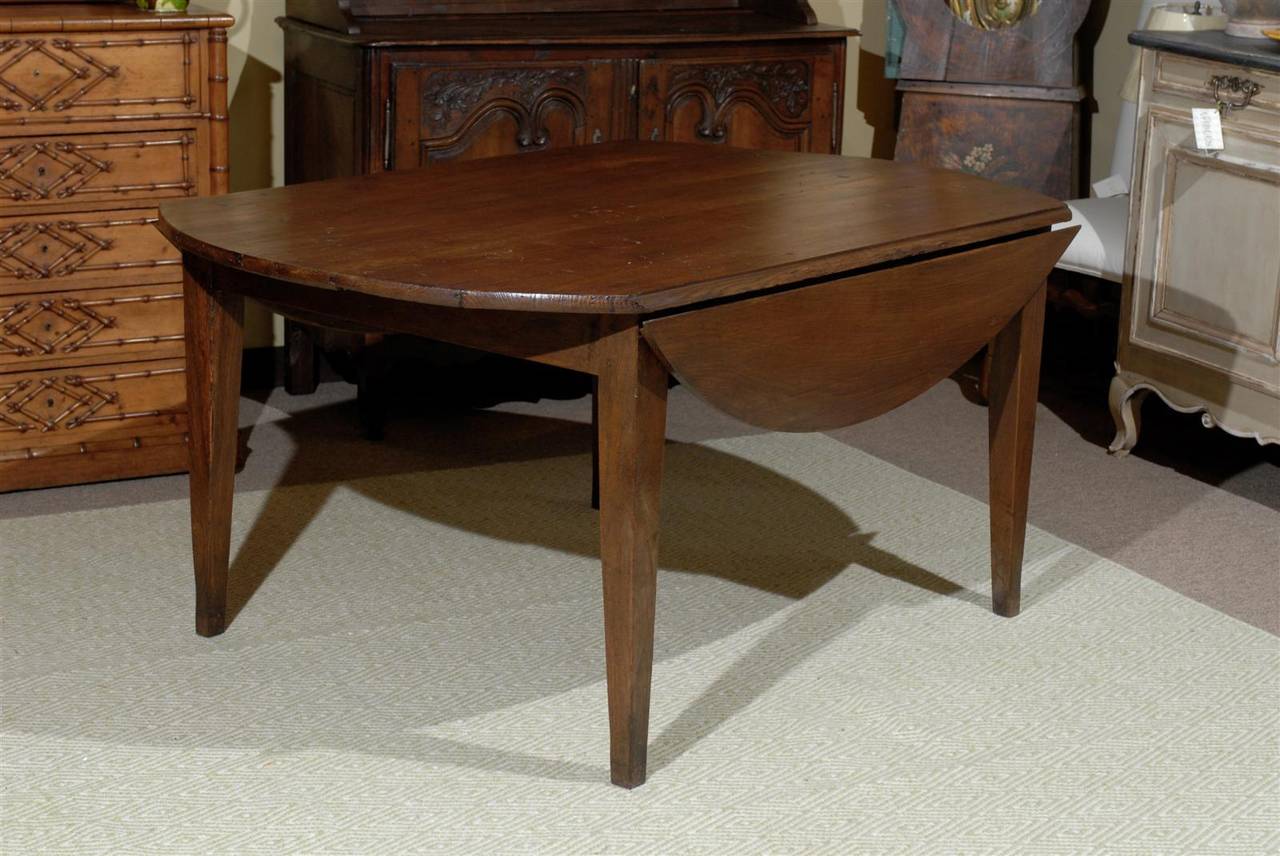 Antique French Drop-Leaf Table 2