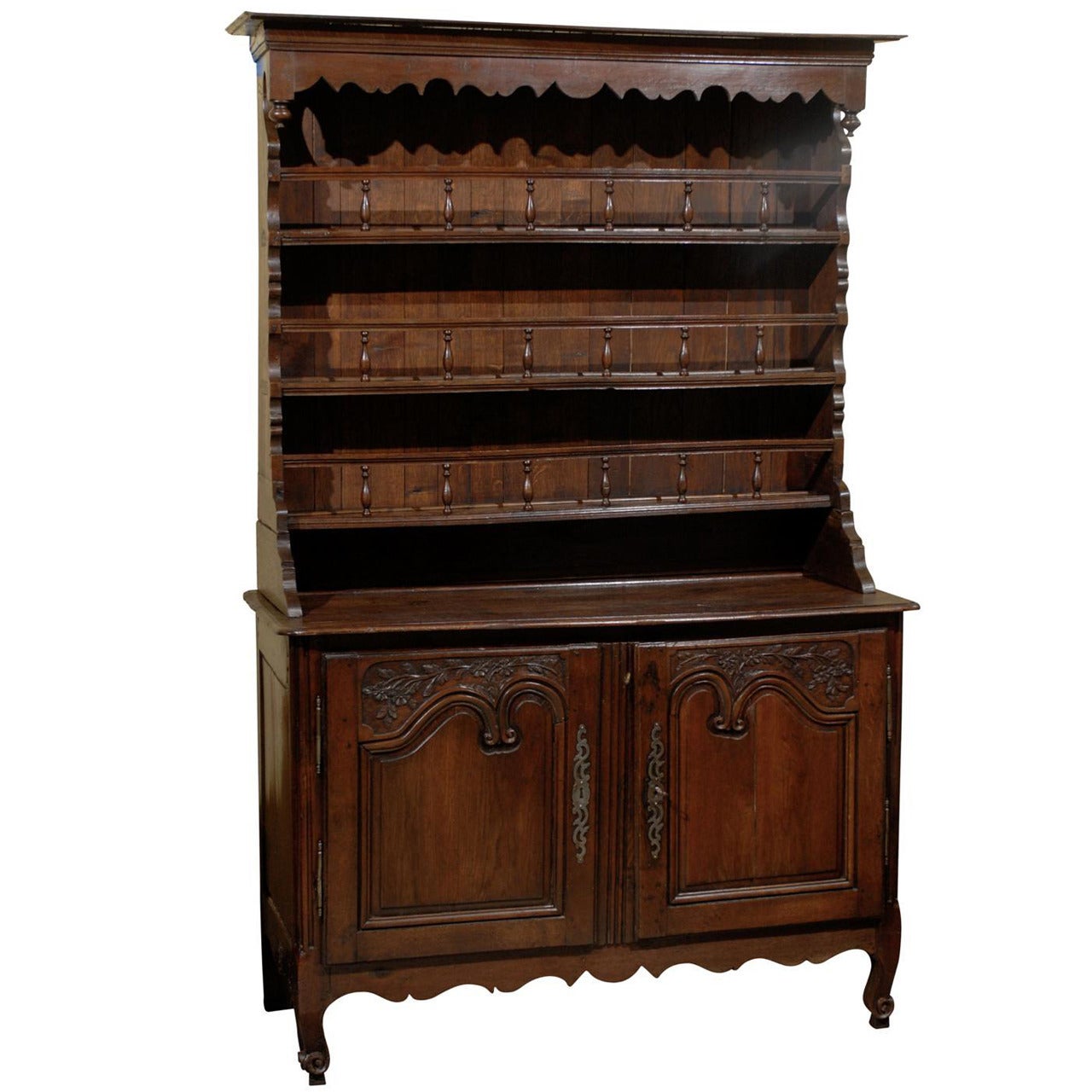 19th Century Oak Vaisselier from Normandy, Circa 1860 For Sale