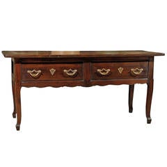 Antique French Chestnut Server