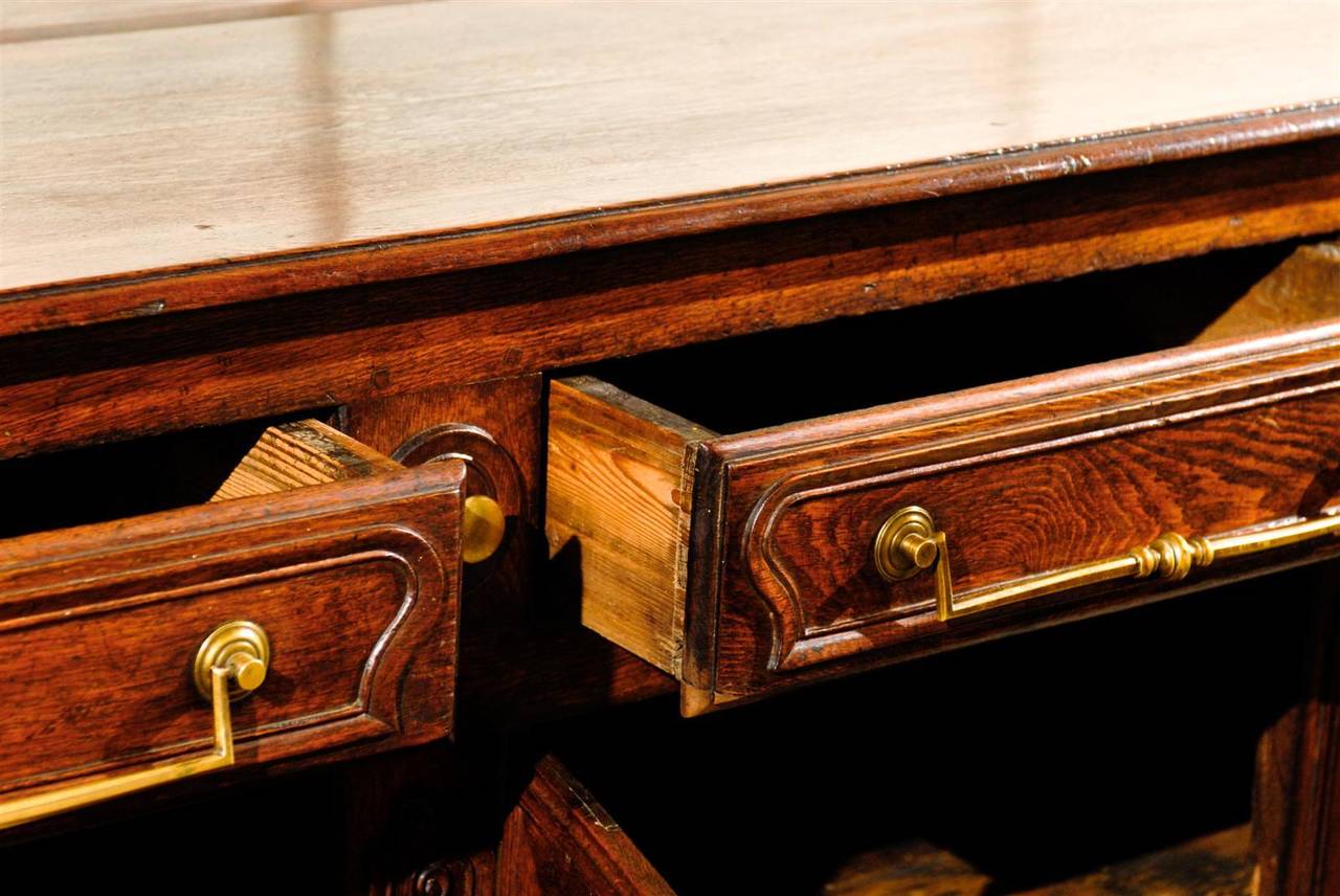 Early 19th Century Oak Enfilade from France In Good Condition In Atlanta, GA