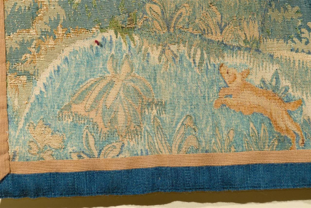 Wool 16th Century Brussels Tapestry