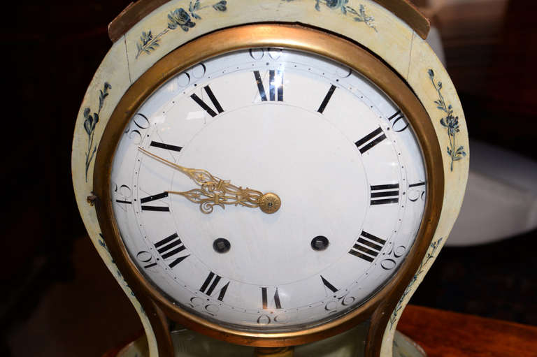 18th Century Swiss Cartel Clock, circa 1790 For Sale 1