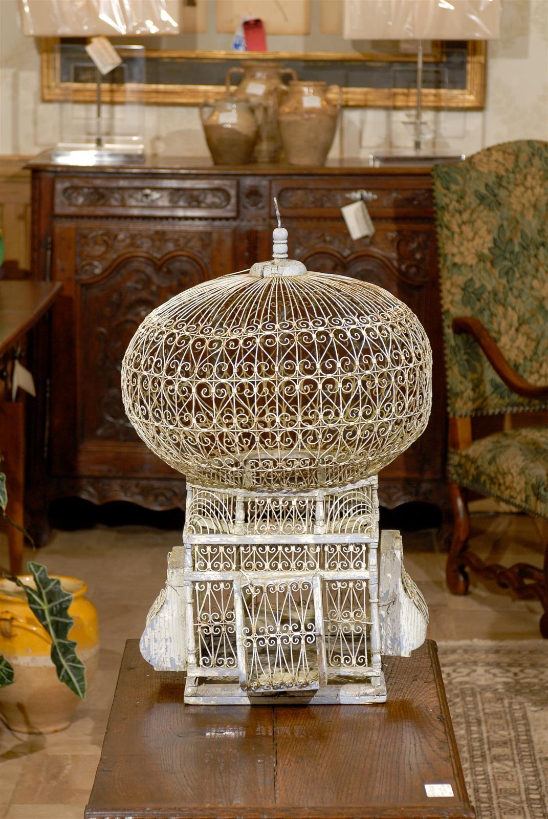 vintage french birdcage