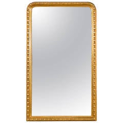 Large 19th Century Gilded Wood Mirror from France