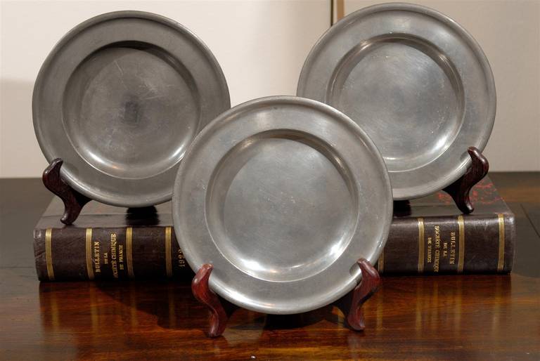 Collection of 19th Century Pewter (plates are sold) 6