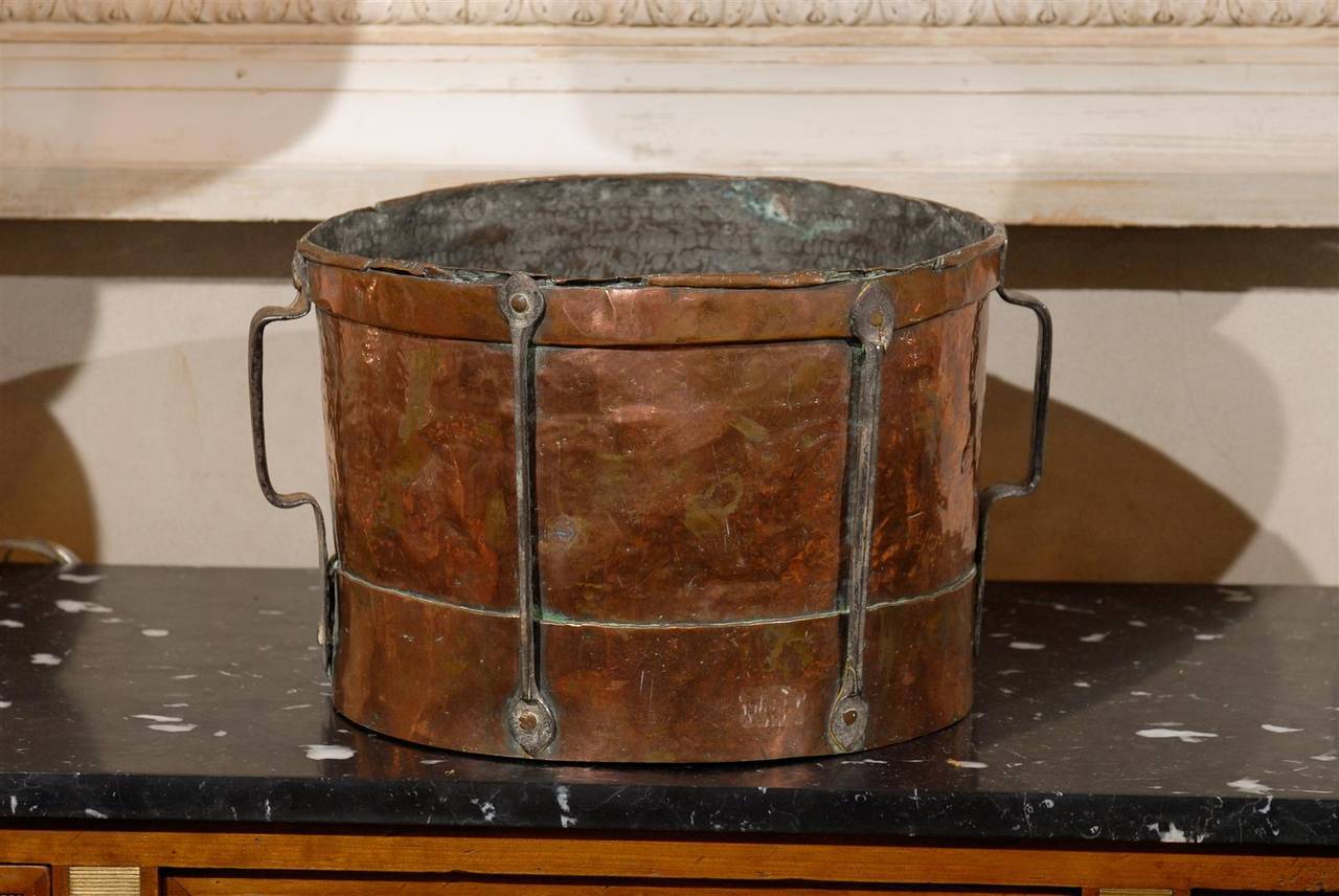 18th Century French Copper Grain Measure