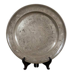 19th Century English Pewter Charger