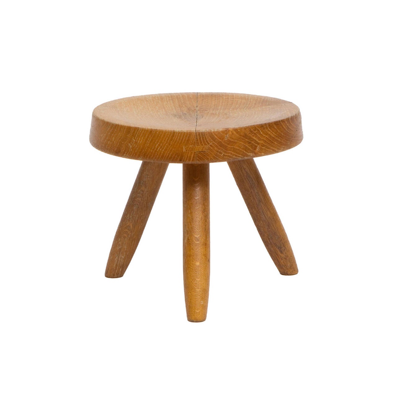 Charlotte Perriand Wooden Stool, circa 1950