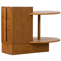 Style of Andre Sornay Two-Tier Table circa 1930