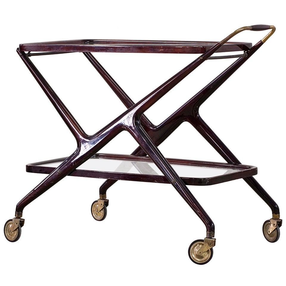 Italian Design Rolling Cart circa 1960