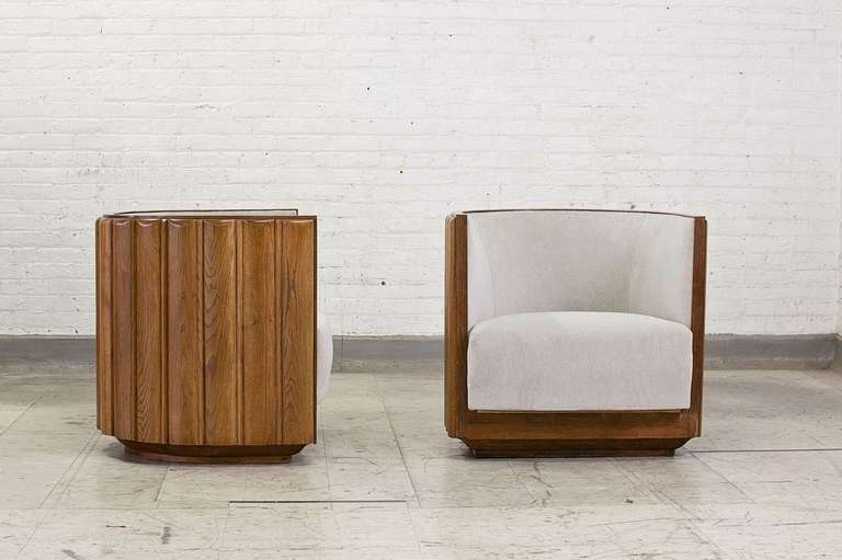 Michel Buffet - Pair of armchairs, c. 1930
Wood