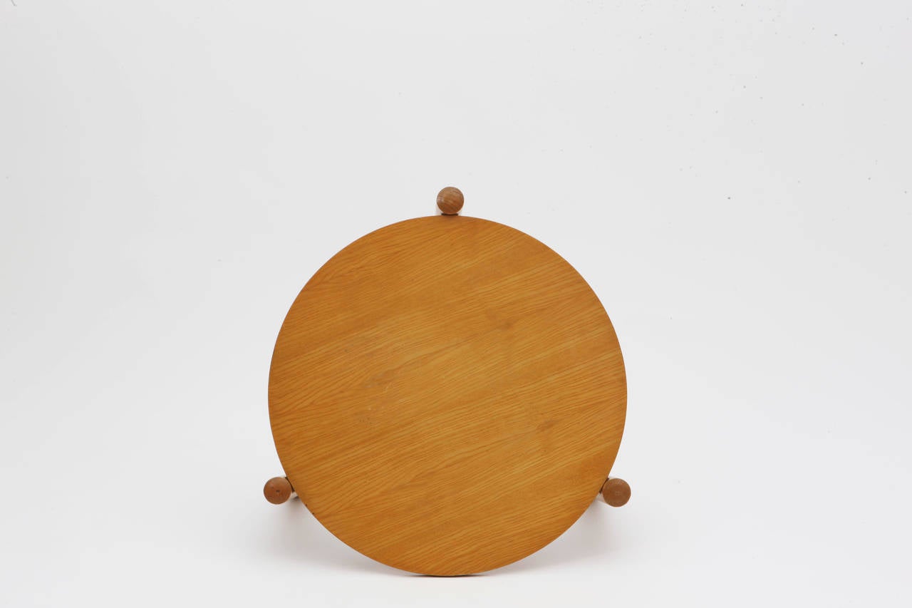 Mid-20th Century Charlotte Perriand, Round Side Table, circa 1950