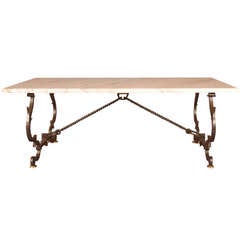 Coffee Table by Gilbert Poillerat c. 1940 2
