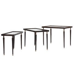 Jacques Adnet Nesting Tables, circa 1950