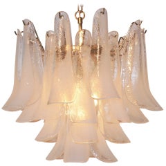 Murano Feather Chandelier by Mezzega