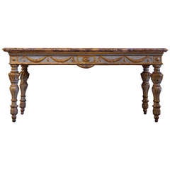 Neoclassical Italian painted console, late 18th century